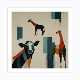 Giraffes Art Print