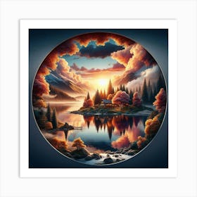 Capture Nature’S Splendor With Landscapes Art Print