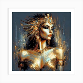 Cleopatra Portrait Artwork 44 Art Print