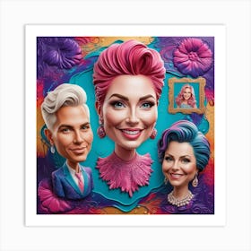 Default A Vibrant 3d Highdefinition Whimsical Stylized Embosse 0 Art Print