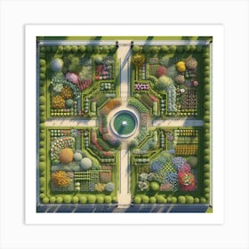 Garden Design Art Print