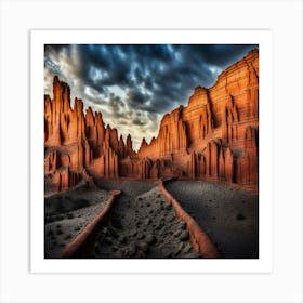 Desert Landscape 6 Art Print