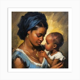 Mother And Child 1 Art Print