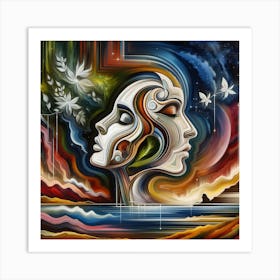 Psychedelic Painting 4 Art Print