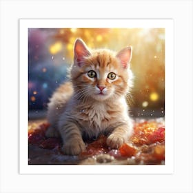 Cute Kitten 2 Art Print