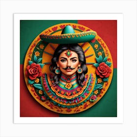 Mexican Woman 18 Art Print