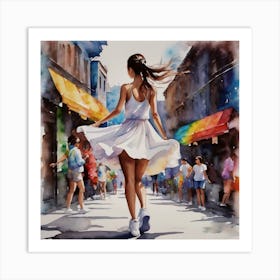 Shuffle Dancing In Brazil Art Print