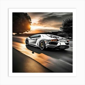 Lamborghini 58 Art Print