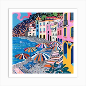 The Beauty of the Amalfi Coast 2 Art Print