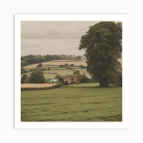 Cotswold Countryside Art Print