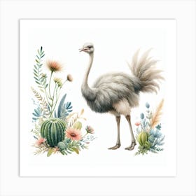 Ostrich 1 Art Print