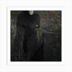 Woman In Black 2 Art Print