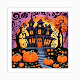 Haunted House 6 Art Print