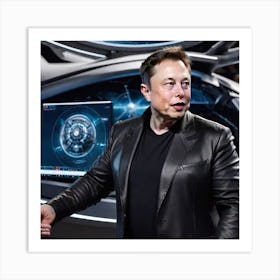 Tesla Motors Art Print