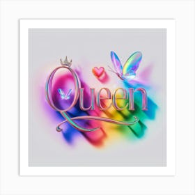 Rainbow Queen Art Print