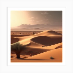 Sahara Desert 144 Art Print