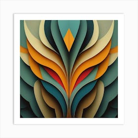 Iconic Medallion - Alien Plant Life Art Print