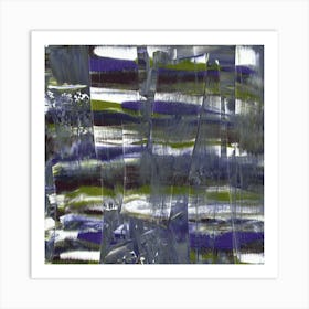 Modern Abstract - Blue Green Art Print