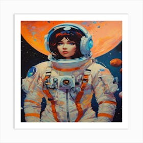 Space Girl Art Print