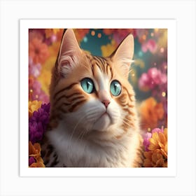 Beautiful Cat Art Print