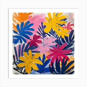 Tropical Blooms Art Print