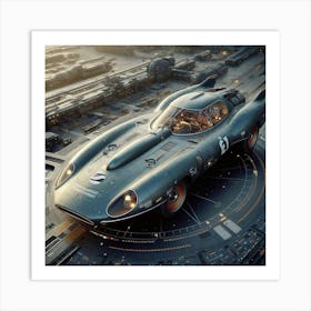 Futuristic Sports Car 1 Art Print