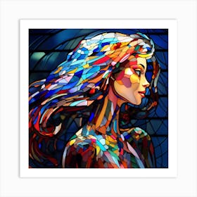 Stained Glass Art Art Print