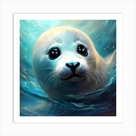 Baby Seal 1 Art Print