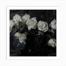 Roses In A Vase 3 Art Print