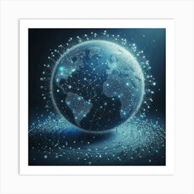 Digital World 1 Art Print