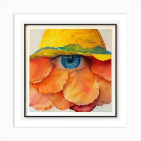 Eye Of The Flower 1 Art Print