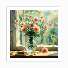 Flowers In A Vase Art Print