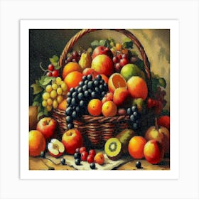 Fruit Basket 5 Art Print