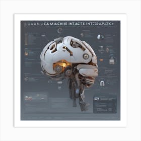 Brain Camachine Interactive Infographic Art Print