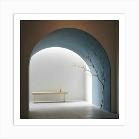 Tree In An Archway Art Print