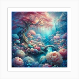 Fairy Garden 1 Art Print