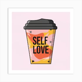 A Vector Illustration Paper Cup For Hot Drinks Art Print