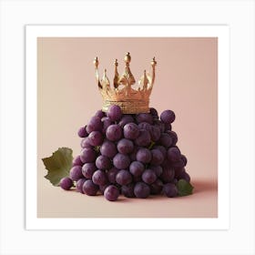 Crown Of Grapes Art Print