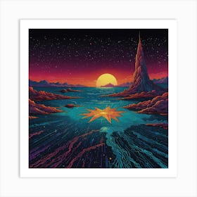 Starry Night 18 Art Print