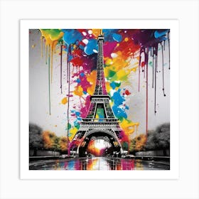 Paris Eiffel Tower 17 Art Print