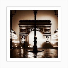 Arc De Triomphe Paris 9 Art Print