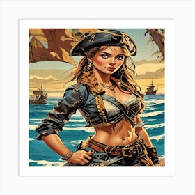 Pirate Girl-Drucke 09.12.2024--fd62c0 Art Print