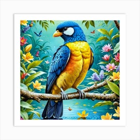 Bird In The Forest Art Print