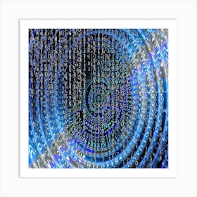 Matrix Technology Data Digital 2 Art Print