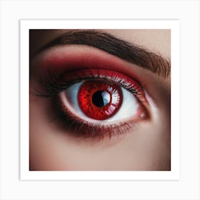 Red Eye 3 Art Print