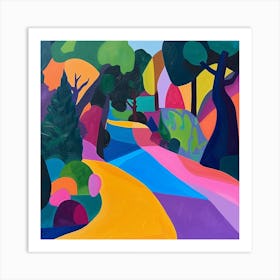 Abstract Park Collection Holland Park London 2 Art Print