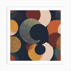 Abstract Circles Art Print