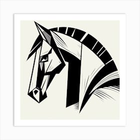 Horse Head Art Print