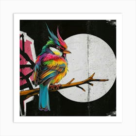 Colorful Bird Art Print