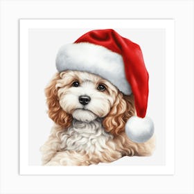 Santa Claus Dog 1 Affiche